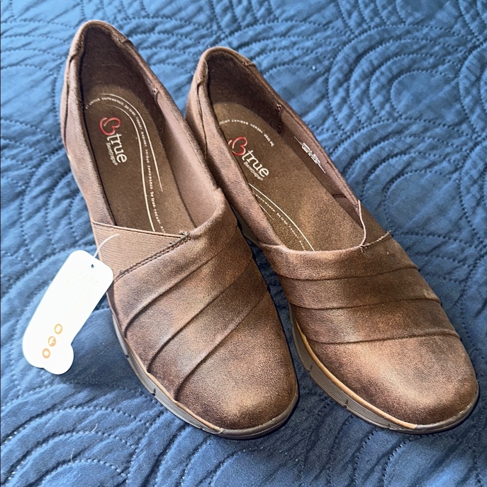 BareTraps Brown Women's Cushion Slip-on Shoes